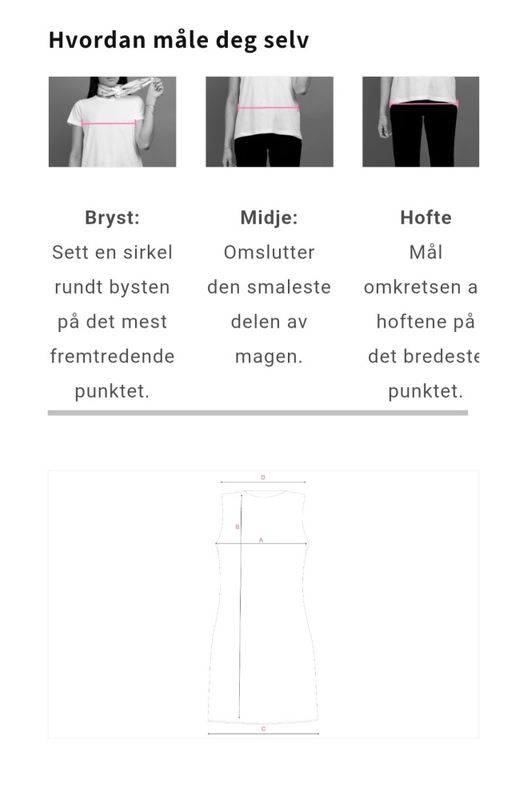 Kjole med store ermer