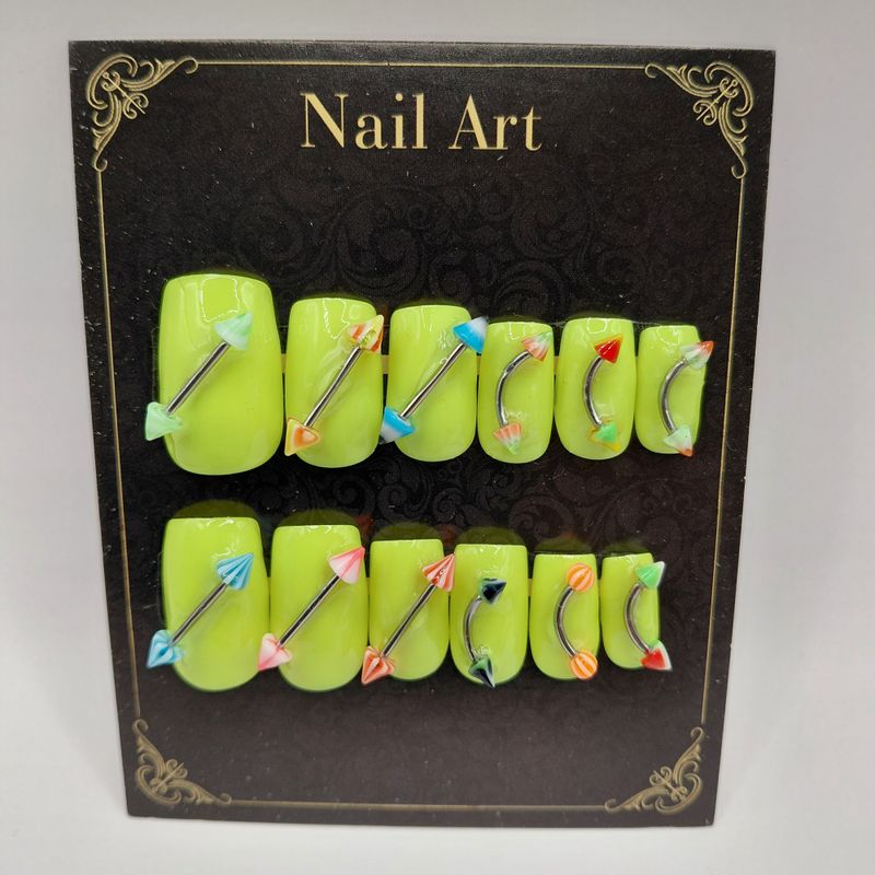 Nice! Gule Press-On Negler 