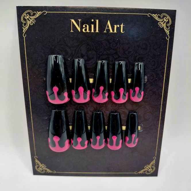 Hovedbilde Bloodye - Pinkpress-on negler 