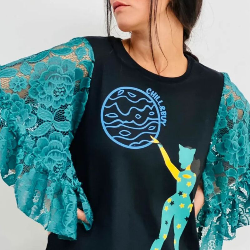 Cirkus Pige Blonder T-skjorte